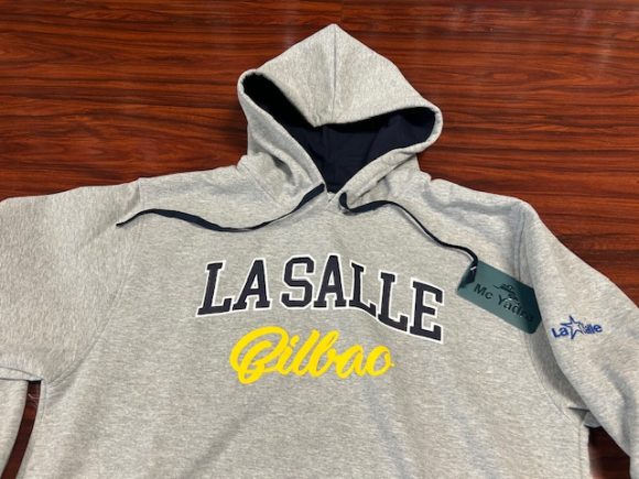 Sudadera LA SALLE gris (nuevo modelo) - Imagen 3